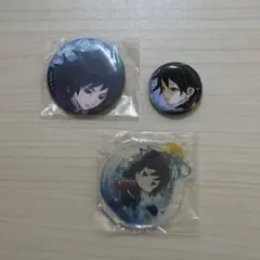 鬼滅の刃 冨岡義勇 缶バッチ アクスタ セット