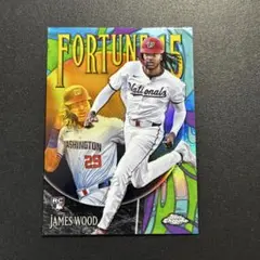 James Wood 2025 Topps Chrome FORTUNE