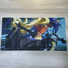 シロナの全力 ポケモンカードゲーム ラバープレイマット 新品】ポケモンカードゲーム ラバープレイマット 海外版 シロナ