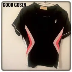 【美品】Good Gosen シャツ 黒ピンク L スポーツ 伸縮性 古着 快適