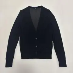 UNIQLO ユニクロ ライトVネックカーディガン ブラックM