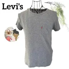 リーバイス/Tシャツ カットソー 半袖 S グレー クルーネック ユニセックス