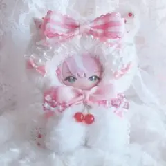 10cmぬい服 にじぱぺっと おすわりぬい服 裏地付き