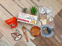 本日16時まで　柴犬　セット　お得　ペイントレンガ　木工　鉢　ウッドバーニング