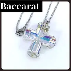バカラ アクセサリー　エデン ピンクレッド ネックレス　SV シルバー925 Baccarat - バカラ エデン クロス ピンクレッド イリゼ