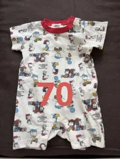 スヌーピー ロンパース 70cm
