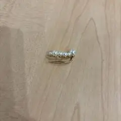 ゴールドパールイヤーカフ