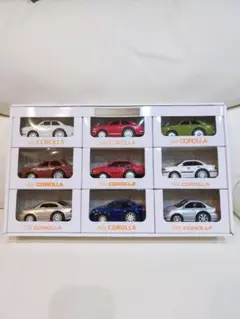 トヨタ カローラ 40周年記念 ミニカーセット Amazon | 【コレクションに】TOYOTA COROLLA 40th Anniversary