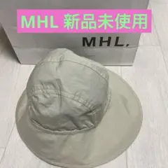 【新品未使用】MHL. ベージュ コットンハット　定価9,800円　ユニセックス