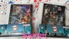 鬼滅の刃 一番くじ 上弦の参 F賞 ミニアートボード 2点セット
