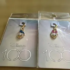 Disney 100周年 ドナルド・デイジー チャーム