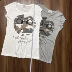 迷彩柄 Tシャツ 2枚セット