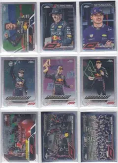 9枚セット! MAX VERSTAPPEN TOPPS CHROME CARDS