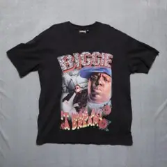 メンズXL【A品】ノトーリアスB.I.G. USA古着Tシャツ黒1835