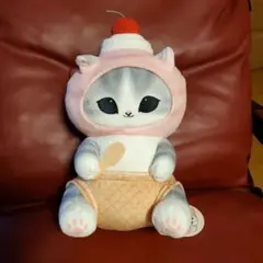 モフサンド mofusand アイスにゃん BIGぬいぐるみ ぢゅの プライズ