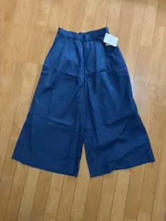 ネイビー ガウチョパンツ 未使用タグ付き