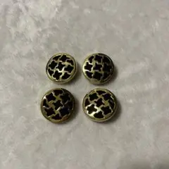 大粒 GOLDカラーボタン 4個セット
