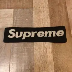 supreme ニューエラ ビッグロゴ ヘッドバンド ブラック