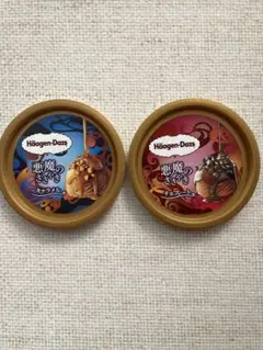 ハーゲンダッツの蓋 2個セット