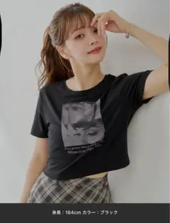 chico フォトチビT ブラック