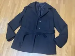 COMME CA DU MODE コムサデモード ショートコート ブラック