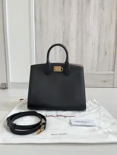 未使用品⚪︎Salvatore Ferragamo⚪︎ STUDIO BOX BAG