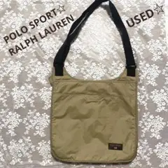 【USED】ポロスポーツ♡ラルフローレン♡ショルダーバッグ メッセンジャーバッグ