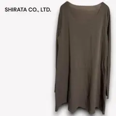 ＊美品✨シラタ【M】とろみシアーカットソー　トップス　カジュアルe128