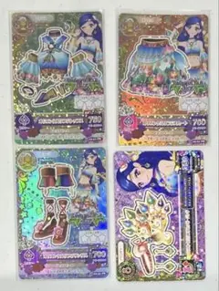 2014年2弾 プレミアム　風沢そら オリエンタルリブラコーデ４枚セット