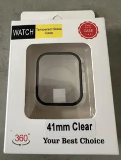41mm Clear Tempered Glass Case