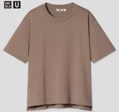 UNIQLO AIRism Tシャツ Lサイズ ブラウン
