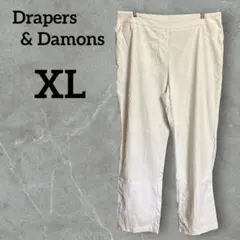 Drapers & Damons【XL】ホワイトパンツ きれいめ　セミフォーマル