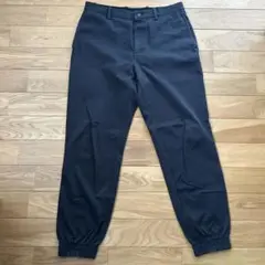 UNIQLO ユニクロ　黒 ジョガーパンツ ゴム入りウエスト