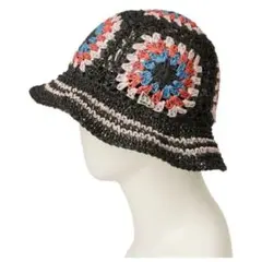新作 ニューエラ　ペーパークロシェハット　new era