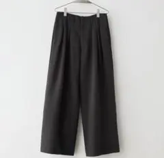 WYM/SLIGHT FLARE BAGGY SLACKS/ブラウン/S