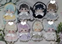 10cm 無属性 ぬいぐるみ 服 4着セット