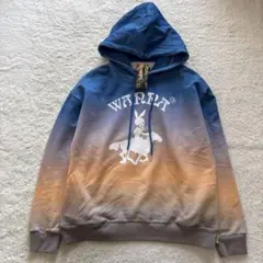 未使用タグ付✨WANNA ワナ グラデーションパーカー　スカルプリント　XL