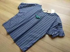 新品タグNARACAMICIEナラカミーチェ　ストライプ柄 シャツブラウス M