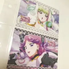 プリキュア 変身ブロマイド キュアズキューン　キュアキッス　セット