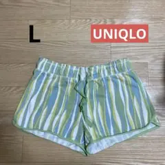 【新品未使用】UNIQLO レディースショートパンツ　L 綿100