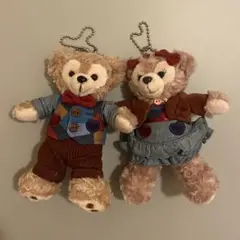 ダッフィー シェリーメイ ぬいぐるみバッジ バレンタイン 2016