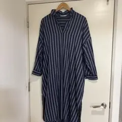 21SS 定価5.3万　レリアン　ロングスキッパーブラウス　ワンピース