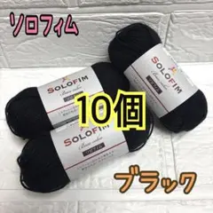 ソロフィムソックヤーン 11番 ブラック 10個