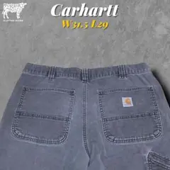 00s~カーハート ワークパンツ W31.5 L29 ロゴ刺繍　グッドフェード