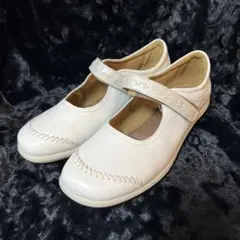 新品　ムーンスター　コンフォートストラップ　シューズ　本革25 .0 4E