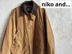 【niko and...】ジョイントハンティングブルゾン　キャメル54