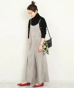 BEAUTYu0026YOUTH スエードタッチ9分丈オールインワン