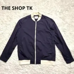 ザショップティーケー / シンプル薄手ブルゾン　ネイビー　カジュアル　L