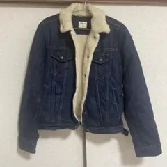 GAP デニムジャケット ボア 秋冬 レディース メンズ XS