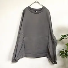 ワークマン　Find-out トレーナー　ビックシルエット　ダンボールニット　L